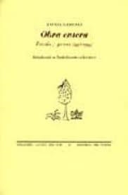  OBRA ENTERA. POESÍA Y PROSA (1958-1995) | 9788481918236 | CADENAS, RAFAEL | Llibreria Online de Banyoles | Comprar llibres en català i castellà online