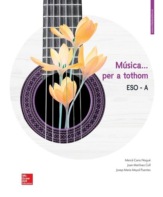 MUSICA ... PER A TOTHOM - ESO A | 9788448615826 | CANO NOGUÉ,MERCÈ/MARTÍNEZ COLL,JOAN/MAYOL PUENTES,JOSEP MARIA | Llibreria Online de Banyoles | Comprar llibres en català i castellà online