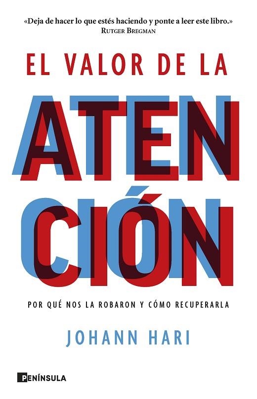 VALOR DE LA ATENCIÓN, EL | 9788411001298 | HARI, JOHANN | Llibreria Online de Banyoles | Comprar llibres en català i castellà online