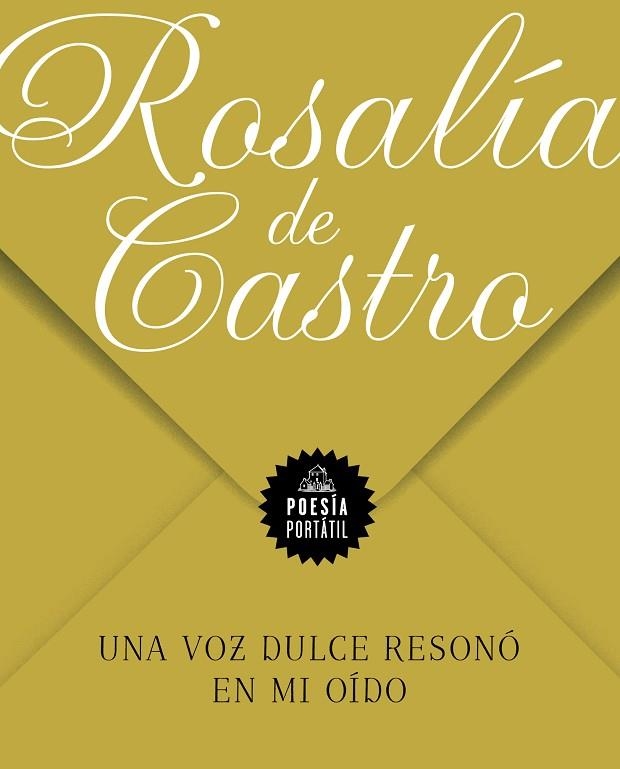 UNA VOZ DULCE RESONÓ EN MI OÍDO | 9788439738381 | DE CASTRO, ROSALÍA | Llibreria Online de Banyoles | Comprar llibres en català i castellà online