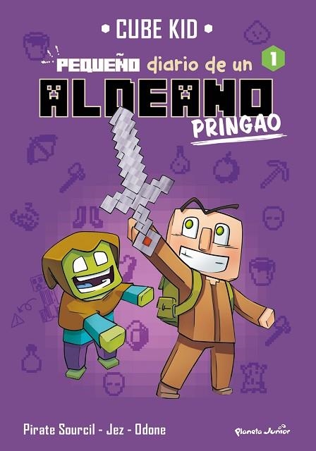 MINECRAFT. PEQUEÑO DIARIO DE UN ALDEANO PRINGAO 1 | 9788408269687 | CUBE KID | Llibreria Online de Banyoles | Comprar llibres en català i castellà online