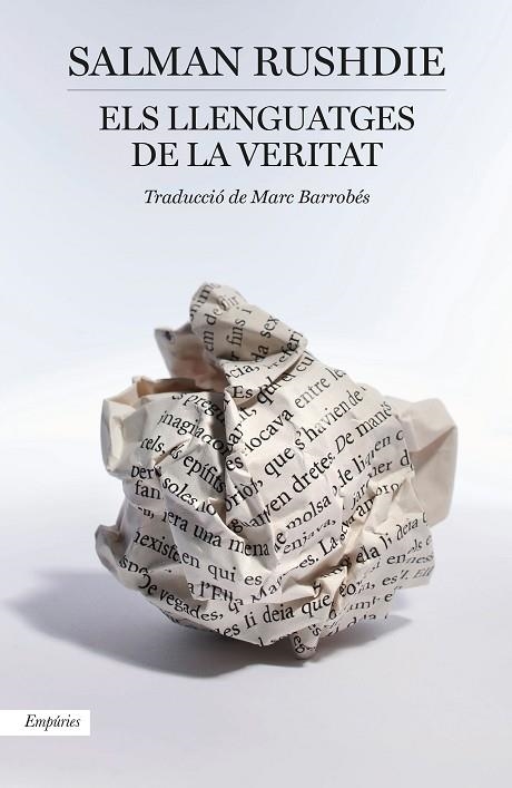 LLENGUATGES DE LA VERITAT, ELS | 9788418833823 | RUSHDIE, SALMAN | Llibreria Online de Banyoles | Comprar llibres en català i castellà online