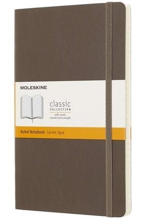 LLIBRETA CLÀSSICA TAPA TOVA MARRÓ TERRA L RATLLADA MOLESKINE | 8058341715512 | MOLESKINE | Llibreria Online de Banyoles | Comprar llibres en català i castellà online