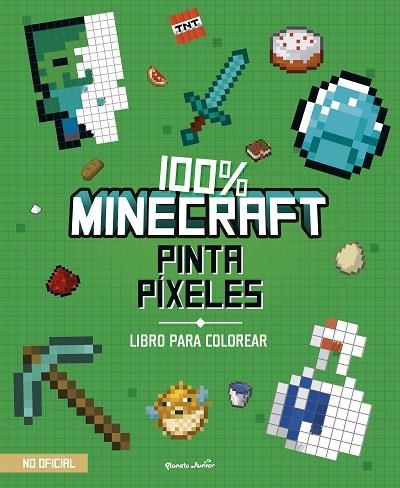 100% MINECRAFT. PINTA PÍXELES | 9788408271970 | AA. VV. | Llibreria Online de Banyoles | Comprar llibres en català i castellà online