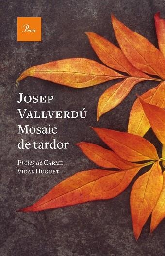 MOSAIC DE TARDOR | 9788419657244 | VALLVERDÚ AIXALÀ, JOSEP | Llibreria Online de Banyoles | Comprar llibres en català i castellà online