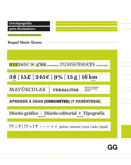 ORTOTIPOGRAFÍA PARA DISEÑADORES | 9788425234712 | MARÍN ÁLVAREZ, RAQUEL | Llibreria Online de Banyoles | Comprar llibres en català i castellà online