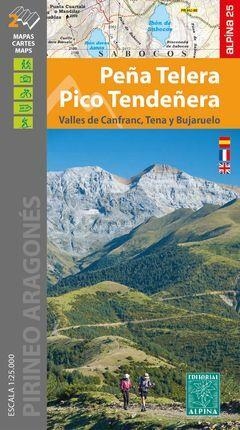 PEÑA TELERA PICO TENDEÑERA [2 MAPAS] 1:25.000 -ALPINA | 9788480909761 | Llibreria Online de Banyoles | Comprar llibres en català i castellà online