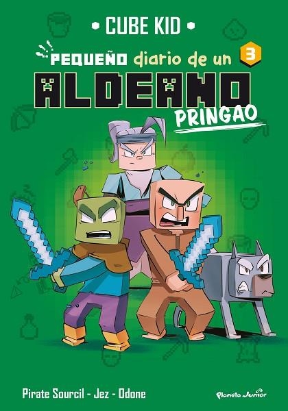 MINECRAFT. PEQUEÑO DIARIO DE UN ALDEANO PRINGAO 3 | 9788408275725 | CUBE KID | Llibreria Online de Banyoles | Comprar llibres en català i castellà online