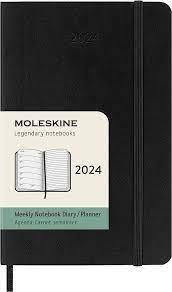 AGENDA 2024 SETMANAL P NEGRA TAPA TOVA MOLESKINE | 8056598856736 | MOLESKINE | Llibreria Online de Banyoles | Comprar llibres en català i castellà online