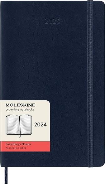 AGENDA 2024 DIÀRIA L BLAU SAFIR TAPA TOVA MOLESKINE | 8056598856507 | MOLESKINE | Llibreria Online de Banyoles | Comprar llibres en català i castellà online