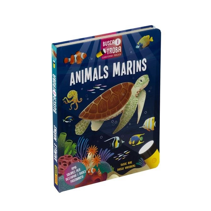 BUSCA I TOBA LLANTERNA MÀGICA, ANIMALS MARINS | 9788411506359 | PANINI | Llibreria Online de Banyoles | Comprar llibres en català i castellà online