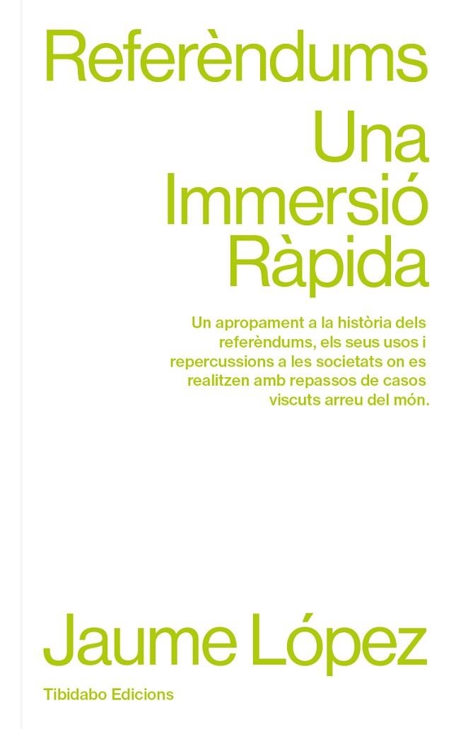 REFERÈNDUMS | 9788410013049 | LÓPEZ HERNÁNDEZ, JAUME | Llibreria Online de Banyoles | Comprar llibres en català i castellà online