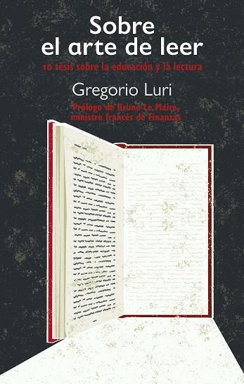 SOBRE EL ARTE DE LEER | 9788419271792 | LURI, GREGORIO | Llibreria Online de Banyoles | Comprar llibres en català i castellà online