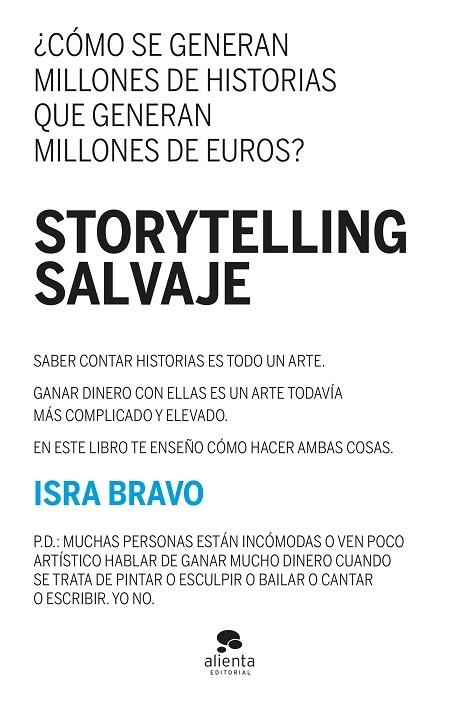 STORYTELLING SALVAJE | 9788413442983 | BRAVO, ISRA | Llibreria L'Altell - Llibreria Online de Banyoles | Comprar llibres en català i castellà online - Llibreria de Girona