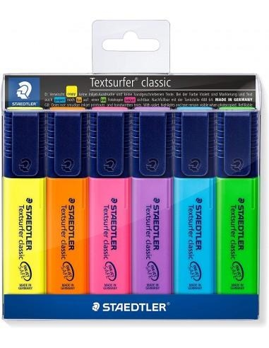 ESTOIG 6 MARCADORS FLUORESCENTS TEXTSURFER CLASSIC | 4007817321041 | STAEDTLER | Llibreria Online de Banyoles | Comprar llibres en català i castellà online