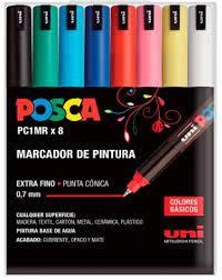 ESTUCHE ROTULADORS UNI POSCA PC1MRX8 | 8435009951725 | MITSUBISHI | Llibreria Online de Banyoles | Comprar llibres en català i castellà online