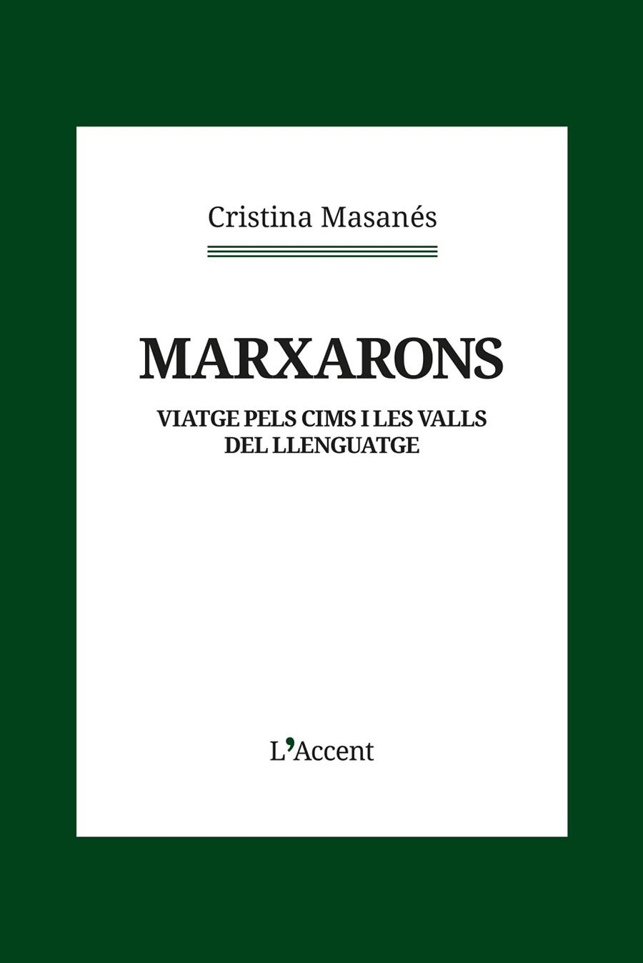 MARXARONS | 9788418680434 | MASANÉS, CRISTINA | Llibreria Online de Banyoles | Comprar llibres en català i castellà online