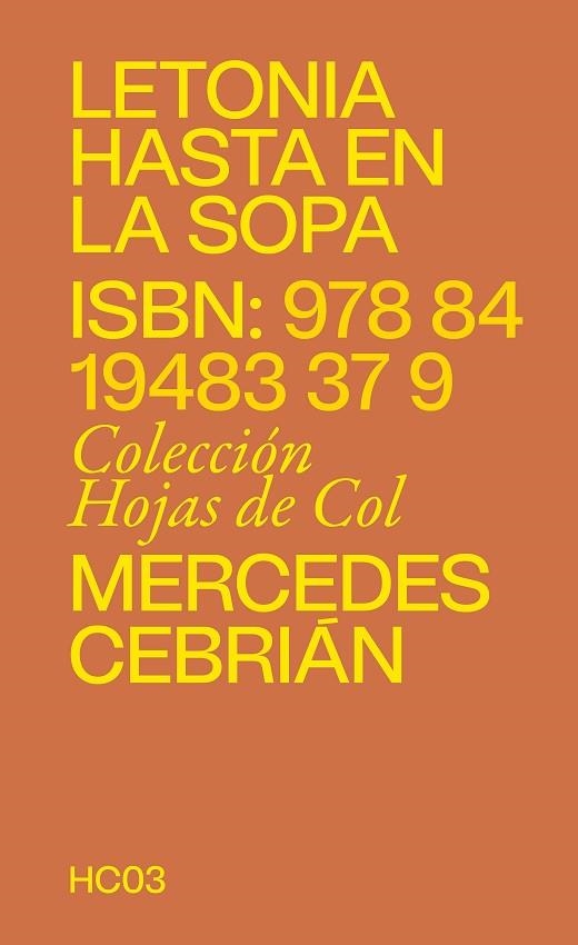 LETONIA HASTA EN LA SOPA | 9788419483379 | CEBRIÁN, MERCEDES | Llibreria L'Altell - Llibreria Online de Banyoles | Comprar llibres en català i castellà online - Llibreria de Girona