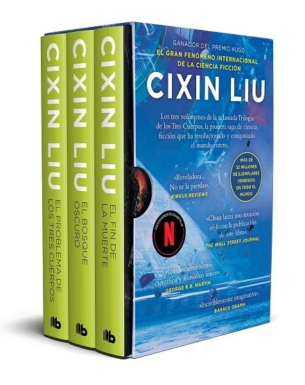 TRILOGÍA DE LOS TRES CUERPOS (ESTUCHE CON: EL PROBLEMA DE LOS TRES CUERPOS | EL | 9788413146928 | LIU, CIXIN | Llibreria Online de Banyoles | Comprar llibres en català i castellà online