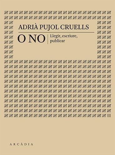 O NO | 9788412745733 | PUJOL CRUELLS, ADRIÀ | Llibreria Online de Banyoles | Comprar llibres en català i castellà online