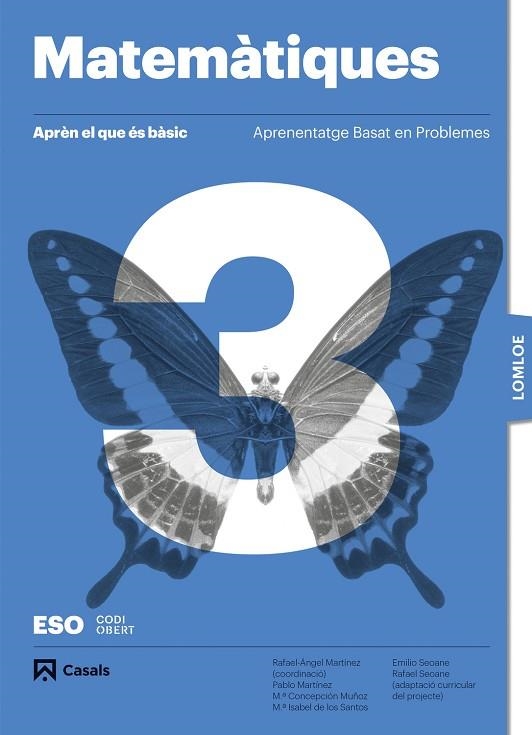 APRÈN EL QUE ÉS BÀSIC. MATEMÀTIQUES 3 ESO. LOMLOE | 9788421882047 | VARIOS AUTORES | Llibreria Online de Banyoles | Comprar llibres en català i castellà online