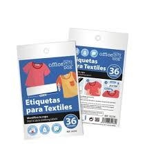 ETIQUETES PER A TÈXTILS BOSSA AMB 36 UNITATS 4,5X1,2CM | 8435258322369 | OFFICE BOXE | Llibreria Online de Banyoles | Comprar llibres en català i castellà online