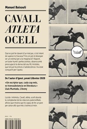 CAVALL, ATLETA, OCELL | 9788419332691 | BAIXAULI, MANUEL | Llibreria L'Altell - Llibreria Online de Banyoles | Comprar llibres en català i castellà online - Llibreria de Girona