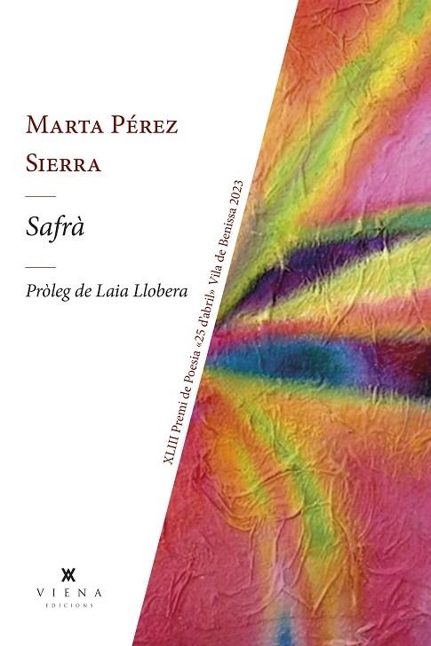 SAFRÀ | 9788419474490 | PÉREZ SIERRA, MARTA | Llibreria Online de Banyoles | Comprar llibres en català i castellà online