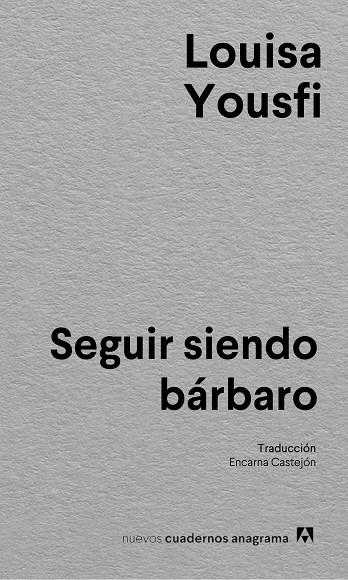 SEGUIR SIENDO BÁRBARO | 9788433927637 | YOUSFI, LOUISA | Llibreria Online de Banyoles | Comprar llibres en català i castellà online