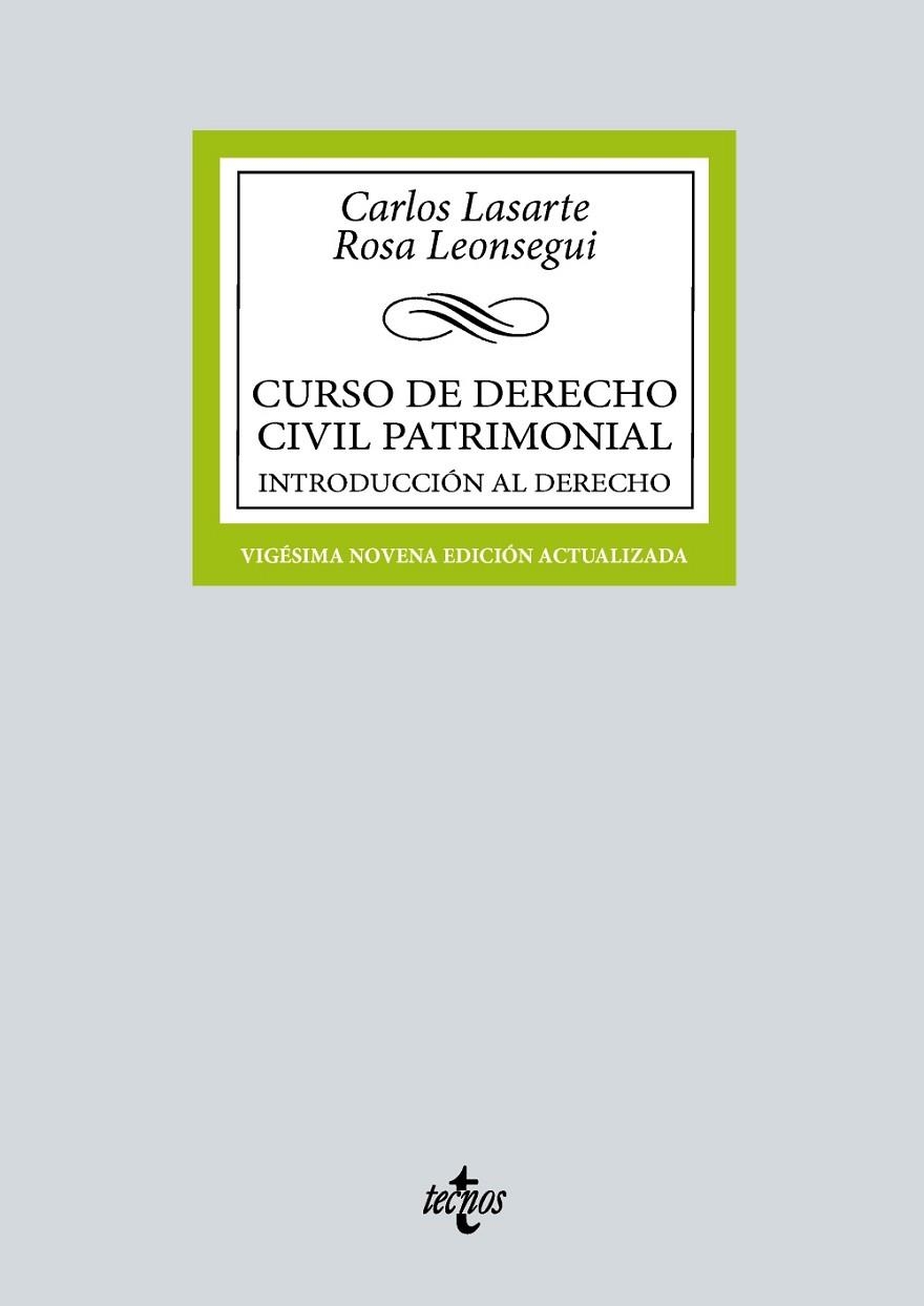 CURSO DE DERECHO CIVIL PATRIMONIAL | 9788430990443 | LASARTE, CARLOS | Llibreria Online de Banyoles | Comprar llibres en català i castellà online