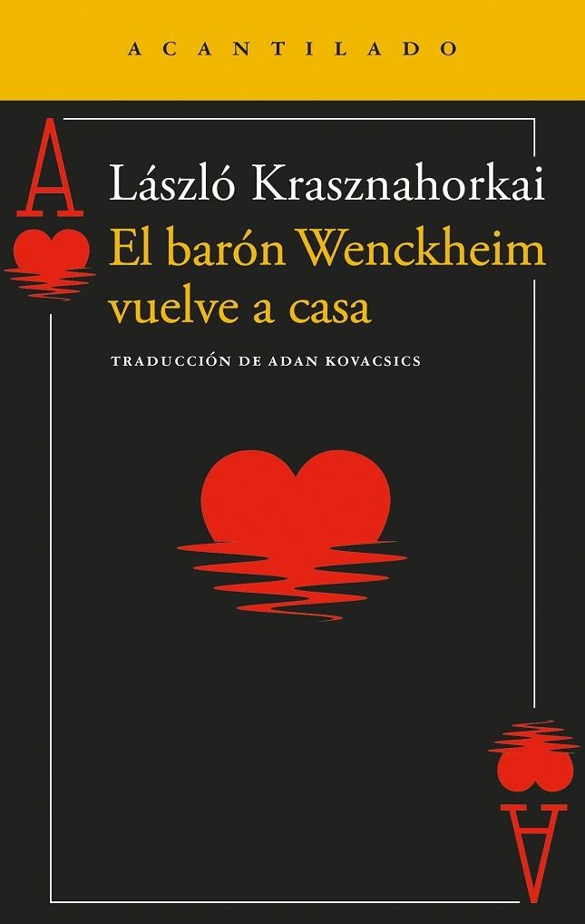 EL BARÓN WENCKHEIM VUELVE A CASA | 9788419958204 | KRASZNAHORKAI, LÁSZLÓ | Llibreria Online de Banyoles | Comprar llibres en català i castellà online