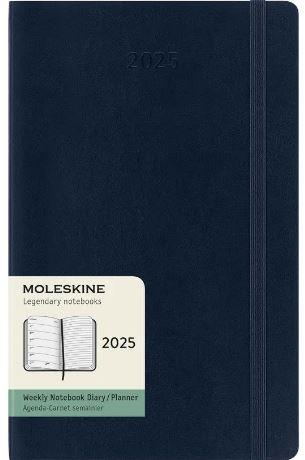 AGENDA SETMANAL 2025 L BLAU SAFIR TAPA TOVA | 8056999270292 | MOLESKINE | Llibreria L'Altell - Llibreria Online de Banyoles | Comprar llibres en català i castellà online - Llibreria de Girona