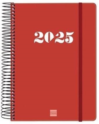 AGENDA 2025 MY E10 1DP VERMELL CAT | 8422952387411 | FINOCAM | Llibreria Online de Banyoles | Comprar llibres en català i castellà online