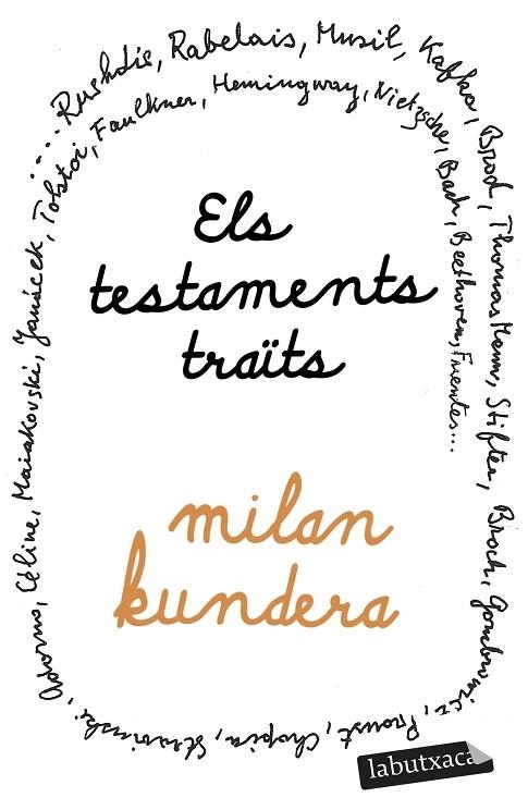 TESTAMENTS TRAÏTS, ELS | 9788419971432 | KUNDERA, MILAN | Llibreria Online de Banyoles | Comprar llibres en català i castellà online