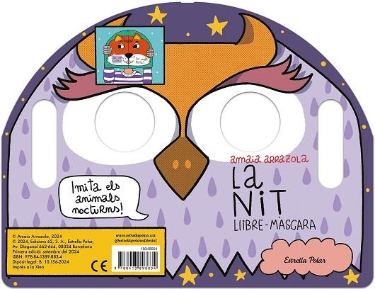 LA NIT. LLIBRE-MÀSCARA | 9788413898834 | ARRAZOLA, AMAIA | Llibreria Online de Banyoles | Comprar llibres en català i castellà online