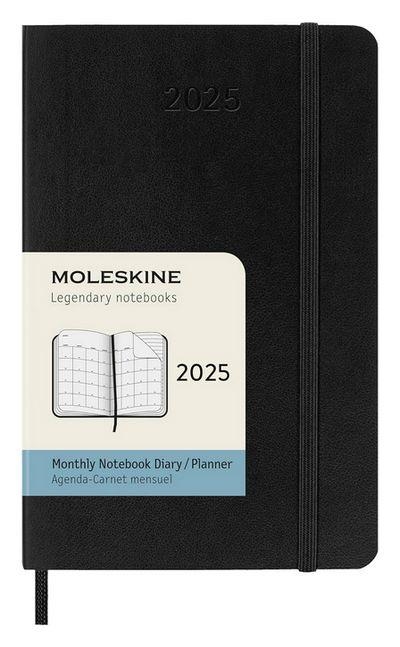 AGENDA 2025 12 MESOS MENSUAL PETITA NEGRA TAPA TOVA MOLESKINE CLASSIC | 8056999270506 | MOLESKINE | Llibreria Online de Banyoles | Comprar llibres en català i castellà online