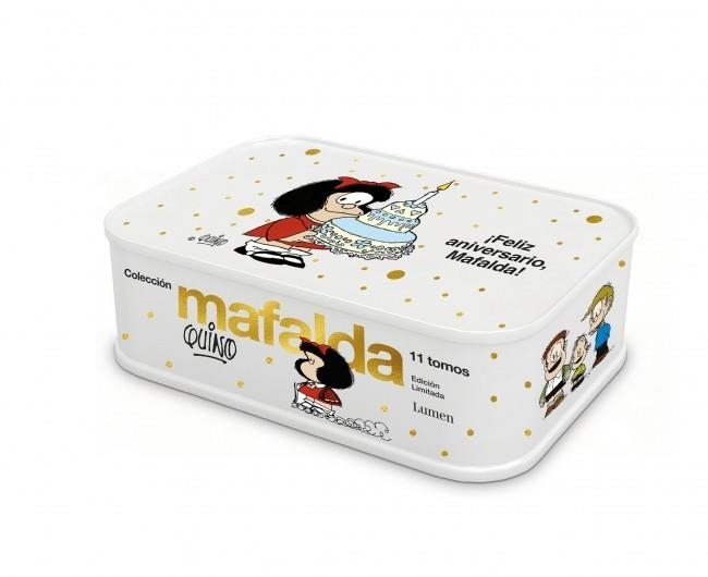 COLECCIÓN MAFALDA: 11 TOMOS EN UNA CAJA DE LATA (EDICIÓN ¡FELIZ ANIVERSARIO, MAF | 9788426420008 | QUINO | Llibreria Online de Banyoles | Comprar llibres en català i castellà online