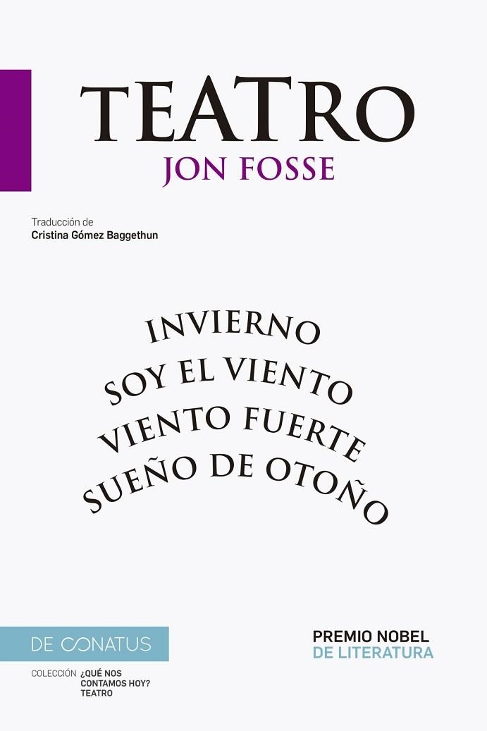 TEATRO | 9788410182097 | FOSSE, JON | Llibreria Online de Banyoles | Comprar llibres en català i castellà online