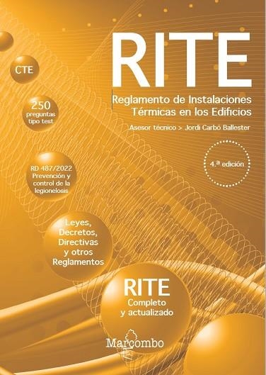 REGLAMENTO DE INSTALACIONES TÉRMICAS EN LOS EDIFICIOS -  4.ª EDICIÓN | 9788426738769 | CARBÓ BALLESTER, JORDI | Llibreria Online de Banyoles | Comprar llibres en català i castellà online