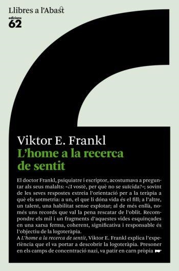 L'HOME A LA RECERCA DEL SENTIT | 9788429755824 | FRANKL, VICTOR E. | Llibreria Online de Banyoles | Comprar llibres en català i castellà online