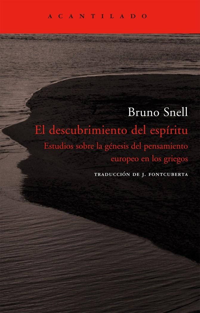 DESCUBRIMIENTO DEL ESPIRITU AC-156 | 9788496834224 | SNELL, BRUNO | Llibreria L'Altell - Llibreria Online de Banyoles | Comprar llibres en català i castellà online - Llibreria de Girona