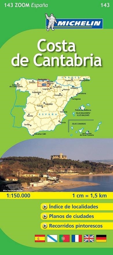 MAPA COSTA DE CANTABRIA | 9782067140622 | VARIOS AUTORES | Llibreria Online de Banyoles | Comprar llibres en català i castellà online