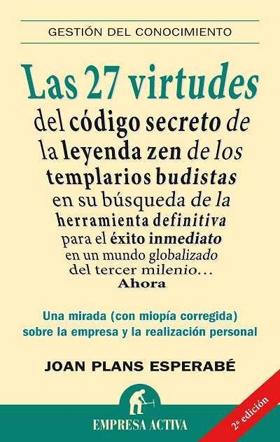 27 VIRTUDES, LAS | 9788492452439 | PLANS, JOAN | Llibreria Online de Banyoles | Comprar llibres en català i castellà online