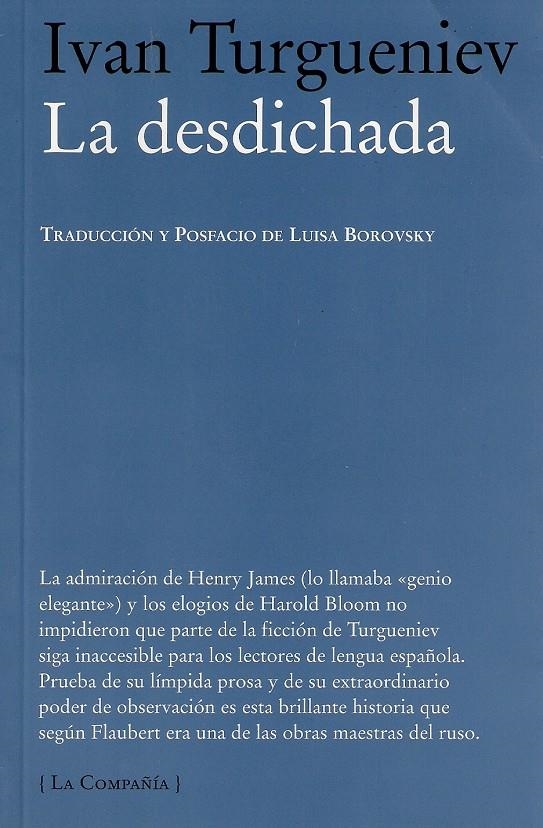 DESDICHADA, LA | 9788483930496 | TURGUENIEV, IVAN | Llibreria Online de Banyoles | Comprar llibres en català i castellà online