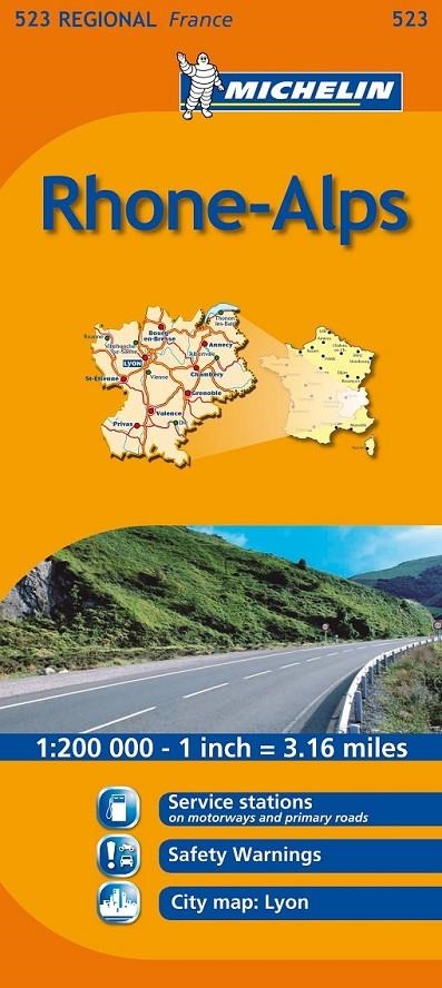 MAPA 523 RHONE-ALPS REGIONAL FRANCIA | 9782067135314 | VARIS | Llibreria Online de Banyoles | Comprar llibres en català i castellà online