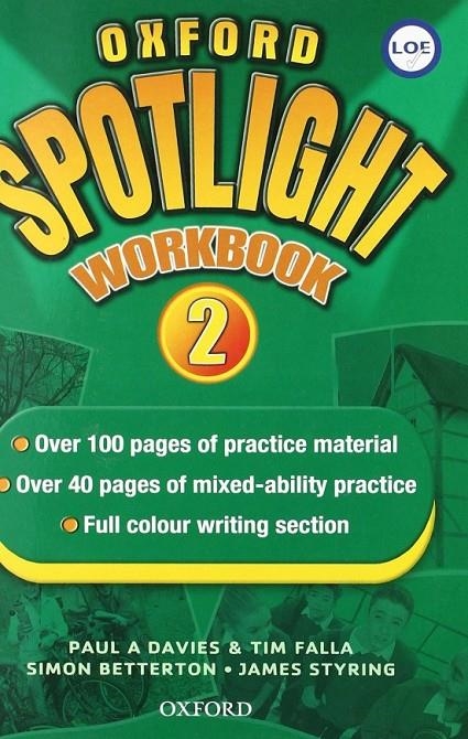 SPOTLIGH 2 WORKBOOK | 9780194399104 | DAVIES, P.A;FALLA, T | Llibreria Online de Banyoles | Comprar llibres en català i castellà online