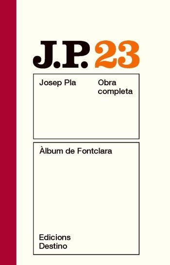 ÀLBUM DE FONTCLARA | 9788497101639 | JOSEP, PLA | Llibreria Online de Banyoles | Comprar llibres en català i castellà online