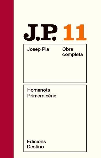 HOMENOTS PRIMERA SÈRIE | 9788497101516 | PLA, JOSEP | Llibreria Online de Banyoles | Comprar llibres en català i castellà online