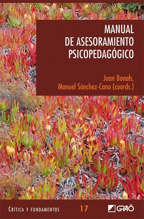 MANUAL DE ASESORAMIENTO PSICOPEDAGOGICO | 9788478275229 | BONALS, JOAN,SANCHEZ-CANO,M (COORDS) | Llibreria Online de Banyoles | Comprar llibres en català i castellà online