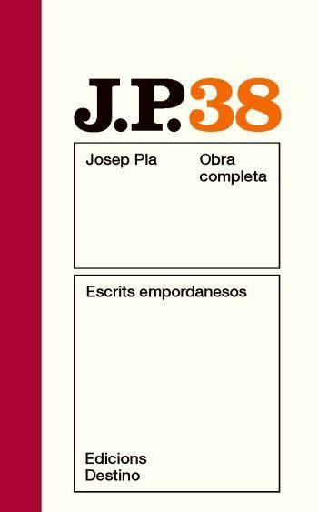 ESCRITS EMPORDANESOS | 9788497101783 | PLA, JOSEP | Llibreria Online de Banyoles | Comprar llibres en català i castellà online